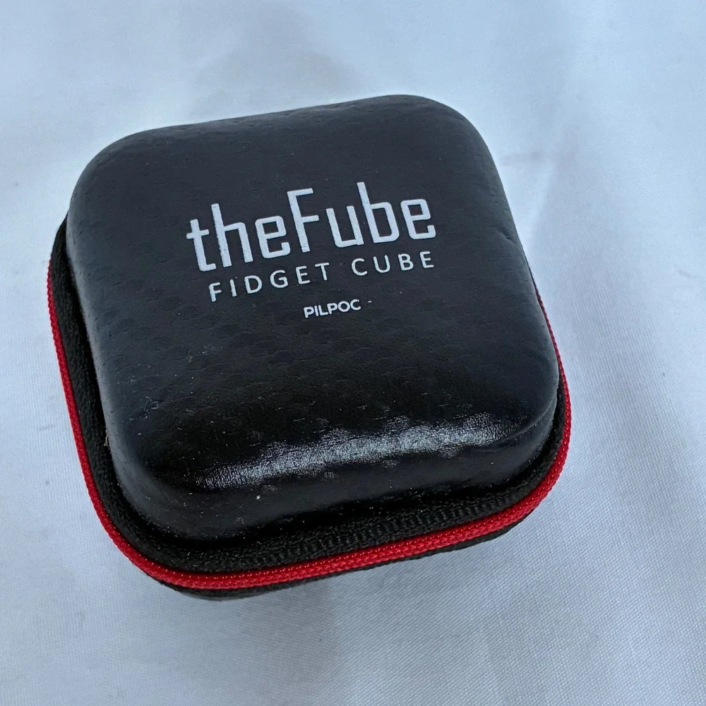 PILPOC theFube Fidget Cube Stress Anxiety Relief Sensory Toy Case Focus Tactile